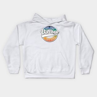 Cape Town South Africa retro logo Kids Hoodie